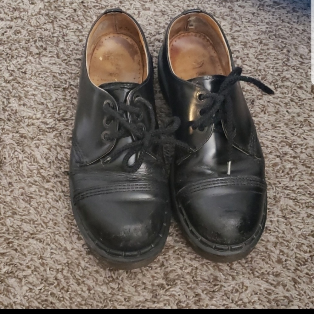 Dr. Martens Black Leather Shoes